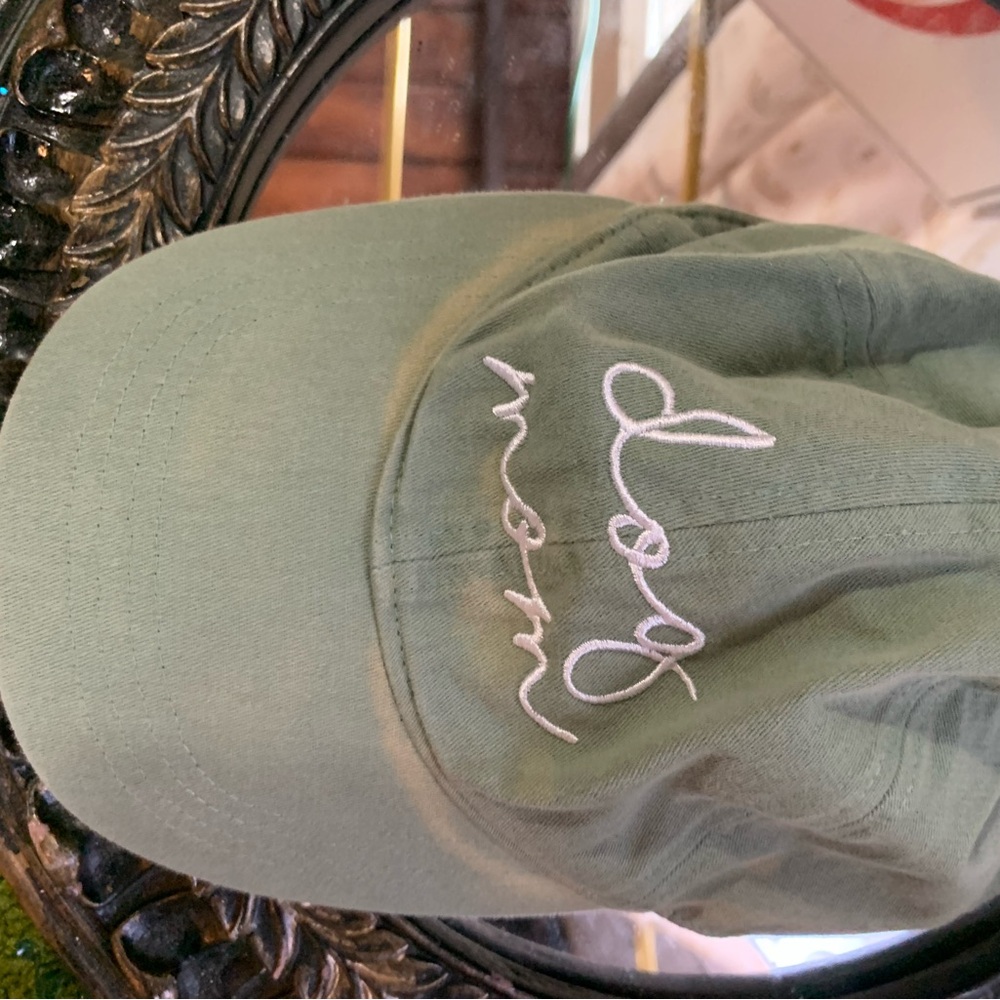 Green 'Dog Mom' Cap